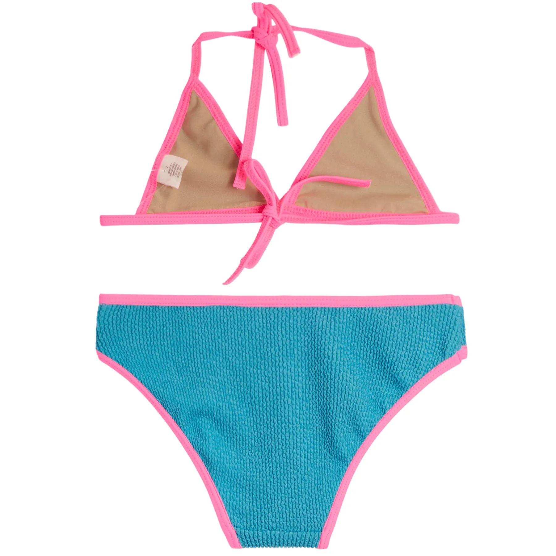 2pc Pink Trim Bikini