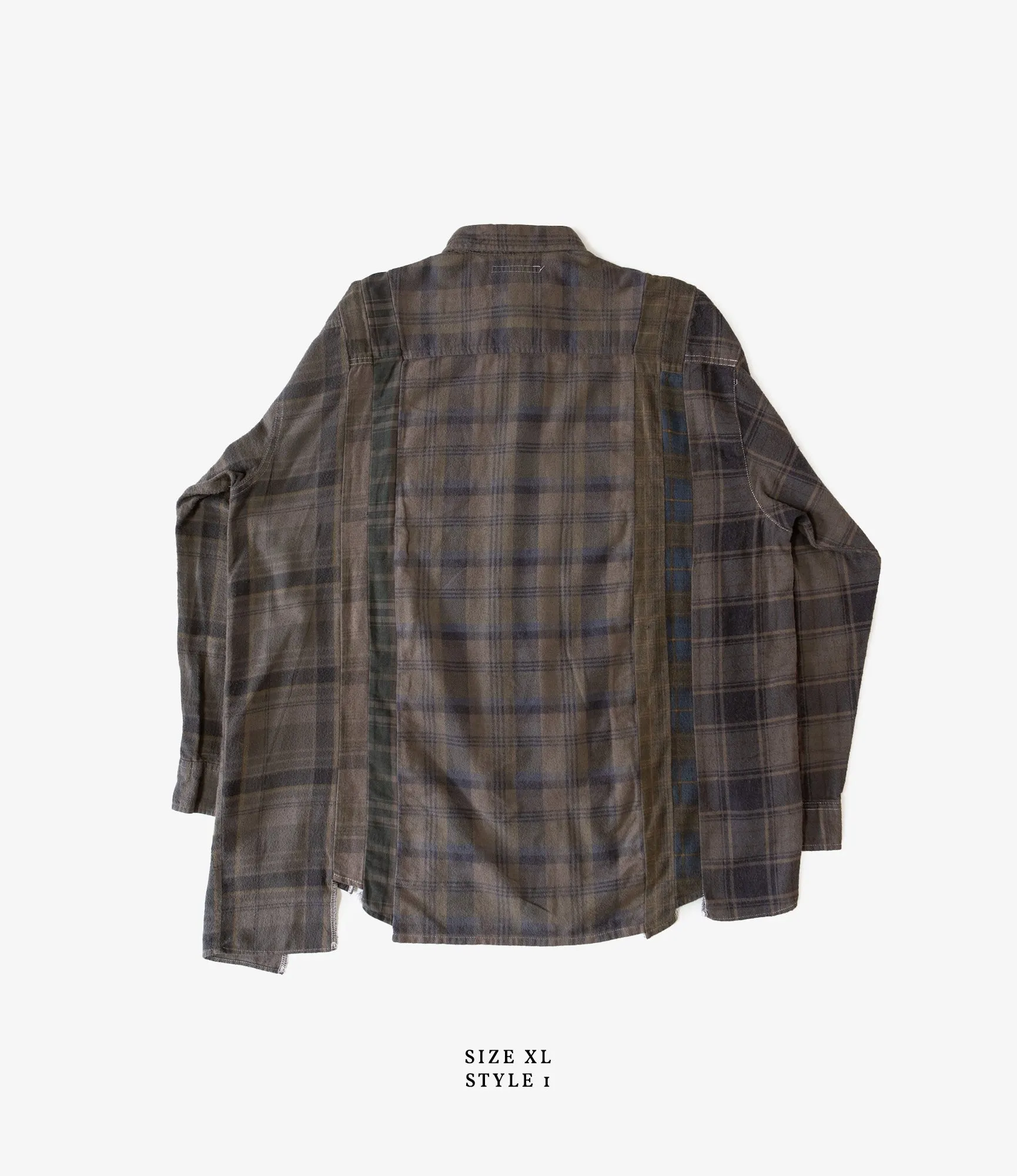 7 Cuts Flannel Shirt –Brown Over Dye