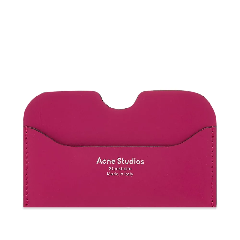 Acne Studios Elmas S Card HolderFuchsia Pink