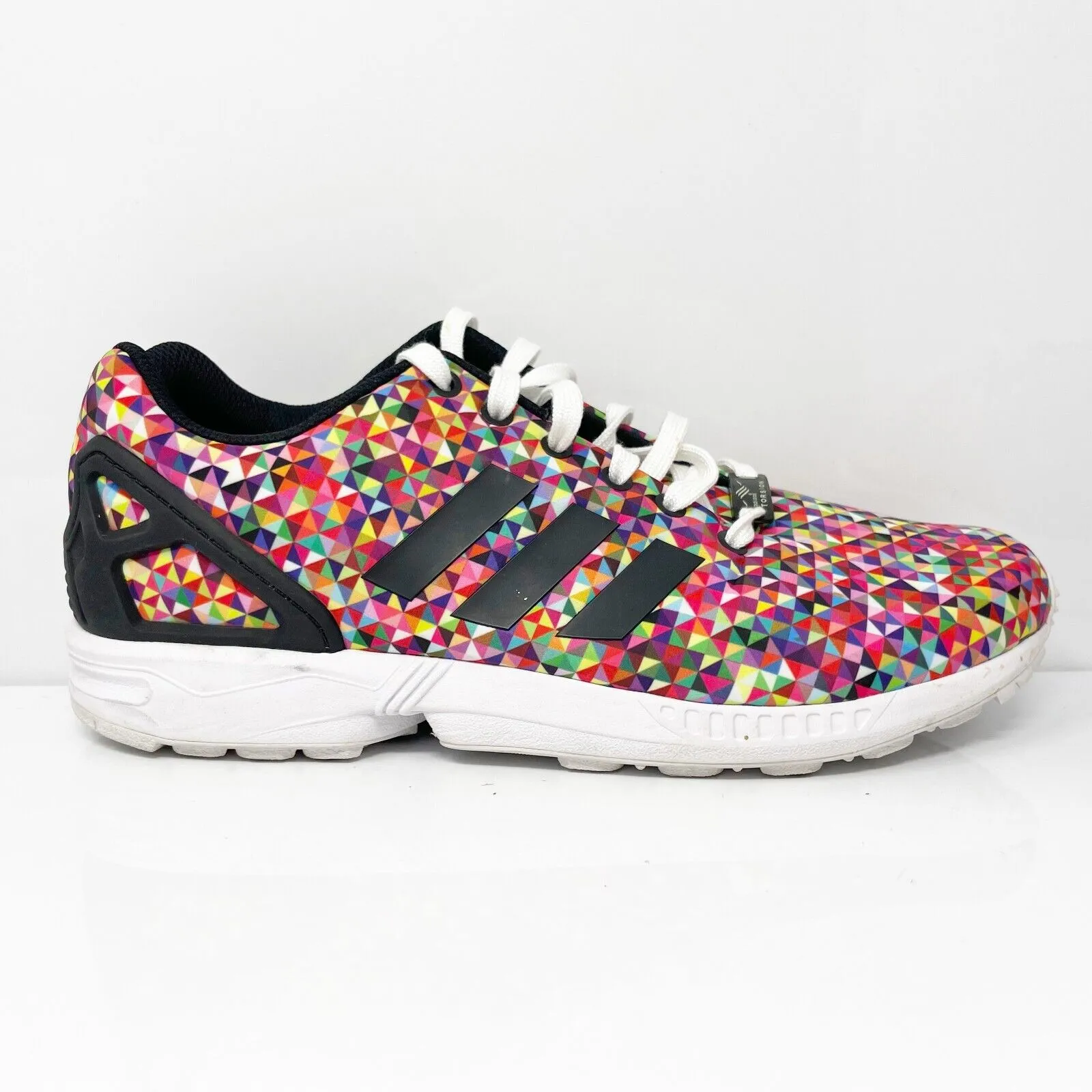 Adidas Mens ZX Flux M19845 Multicolor Running Shoes Sneakers Size 10