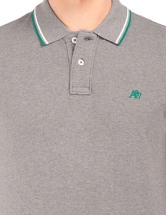 Aeropostale Tipped Pique Polo Shirt