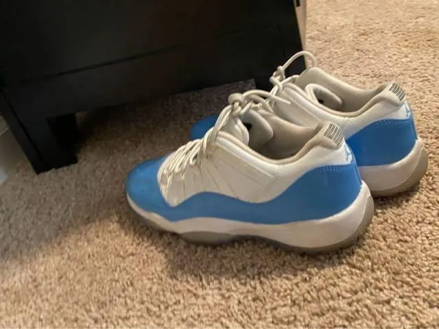 Air jordan 11’s columbia low too