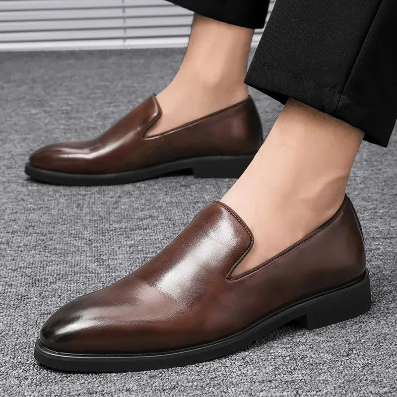 Antoine Franois Genuine Leather Loafers