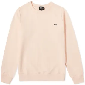 A.P.C. Logo SweatPale Pink