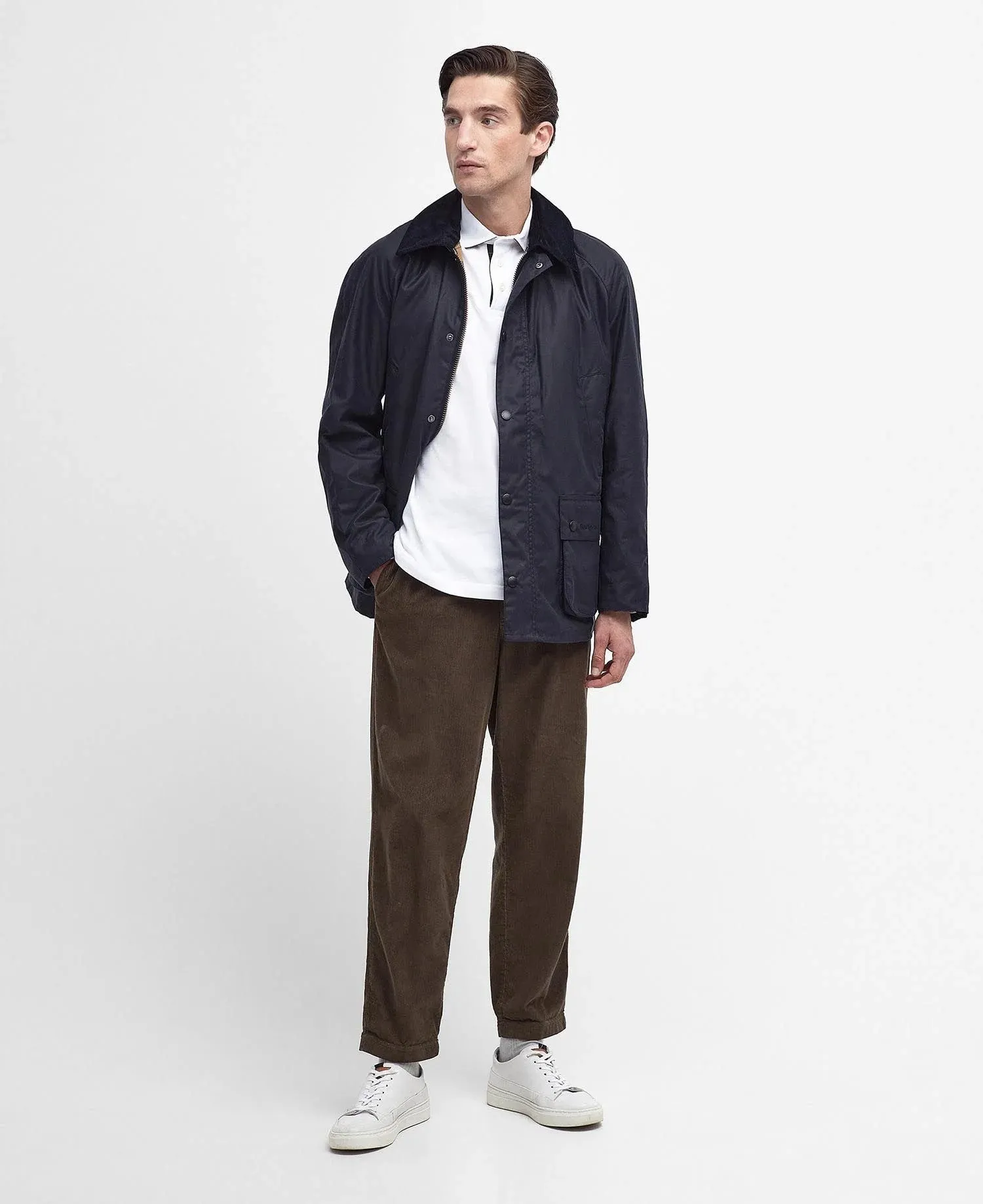 Ashby Wax Jacket Navy