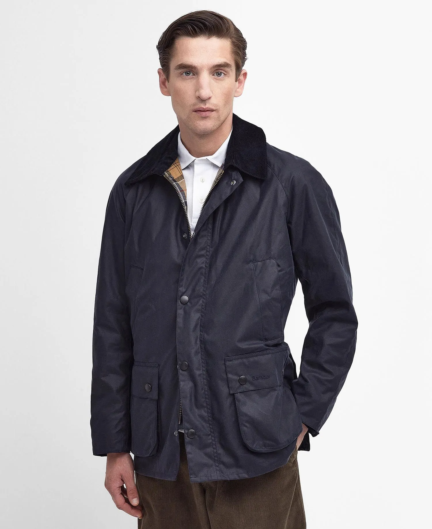 Ashby Wax Jacket Navy