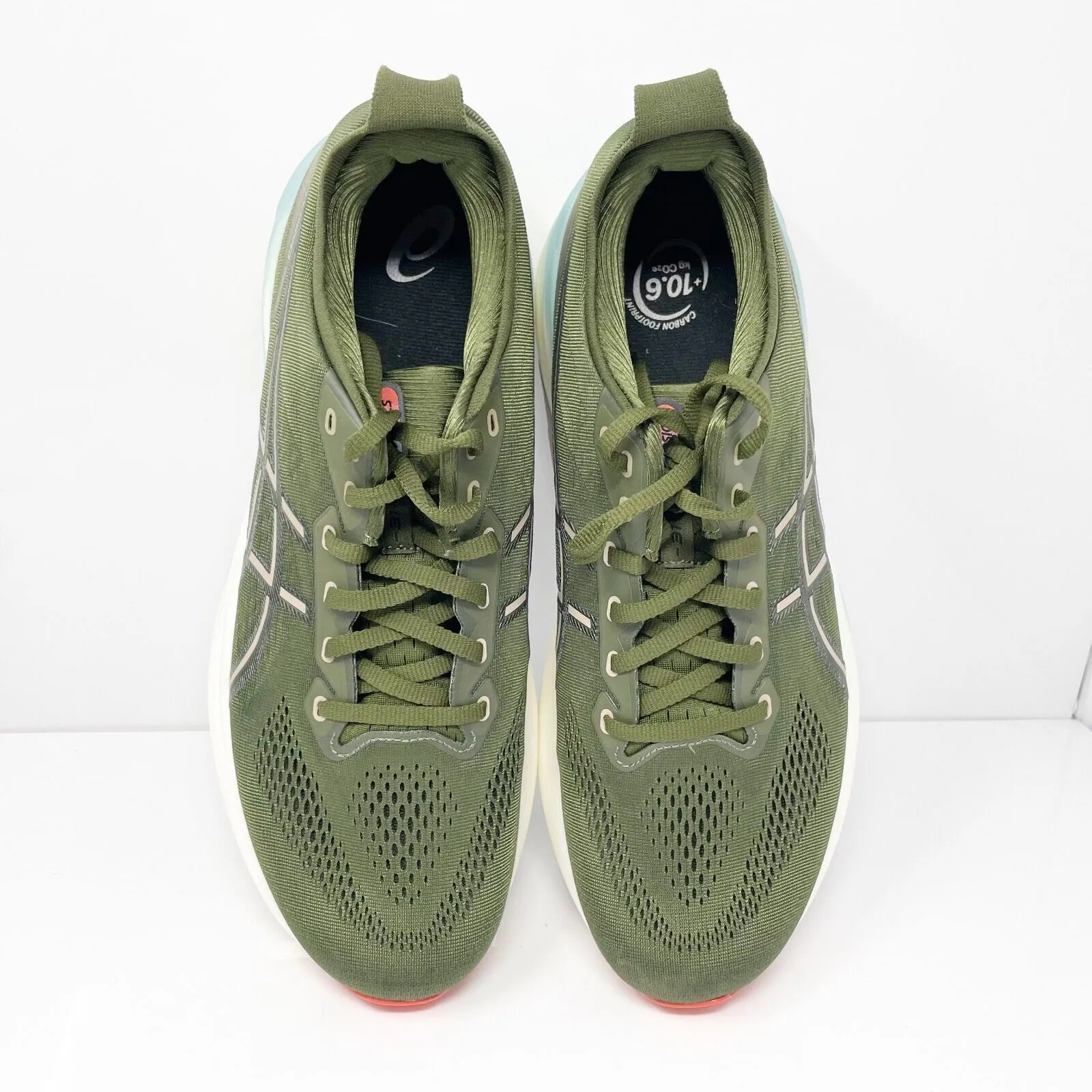 Asics Mens Gel Kayano 31 1011B867 Green Running Shoes Sneakers Size 12