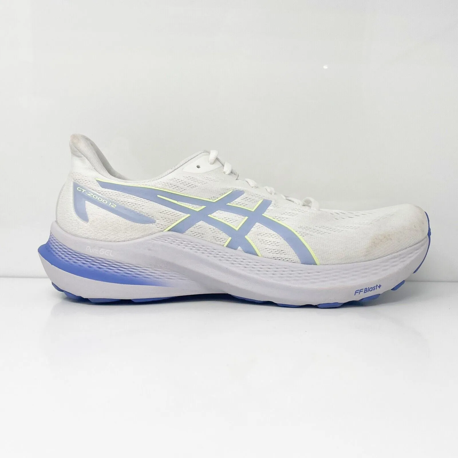 Asics Womens GT 2000 12 1012B506 White Running Shoes Sneakers Size 10.5