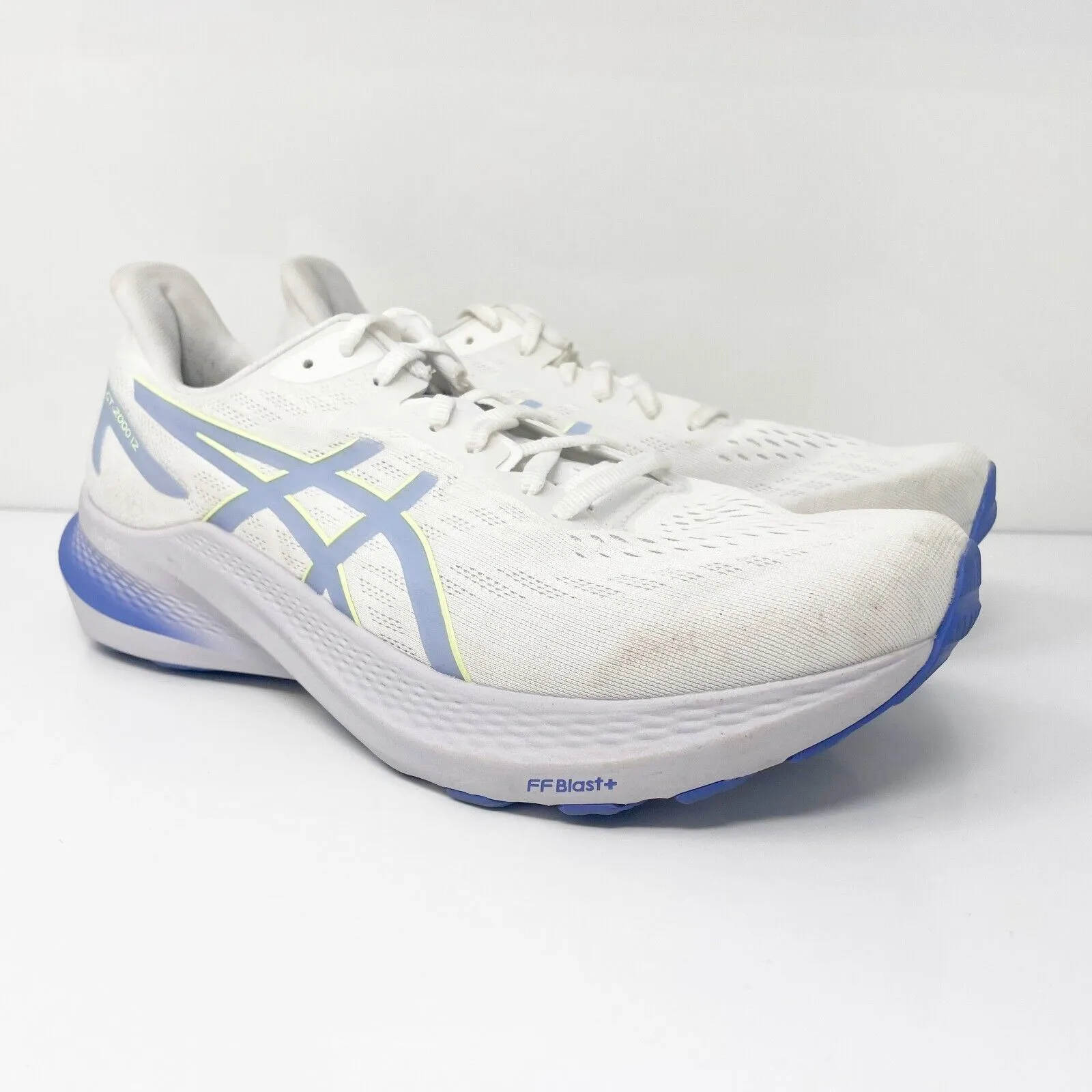 Asics Womens GT 2000 12 1012B506 White Running Shoes Sneakers Size 10.5