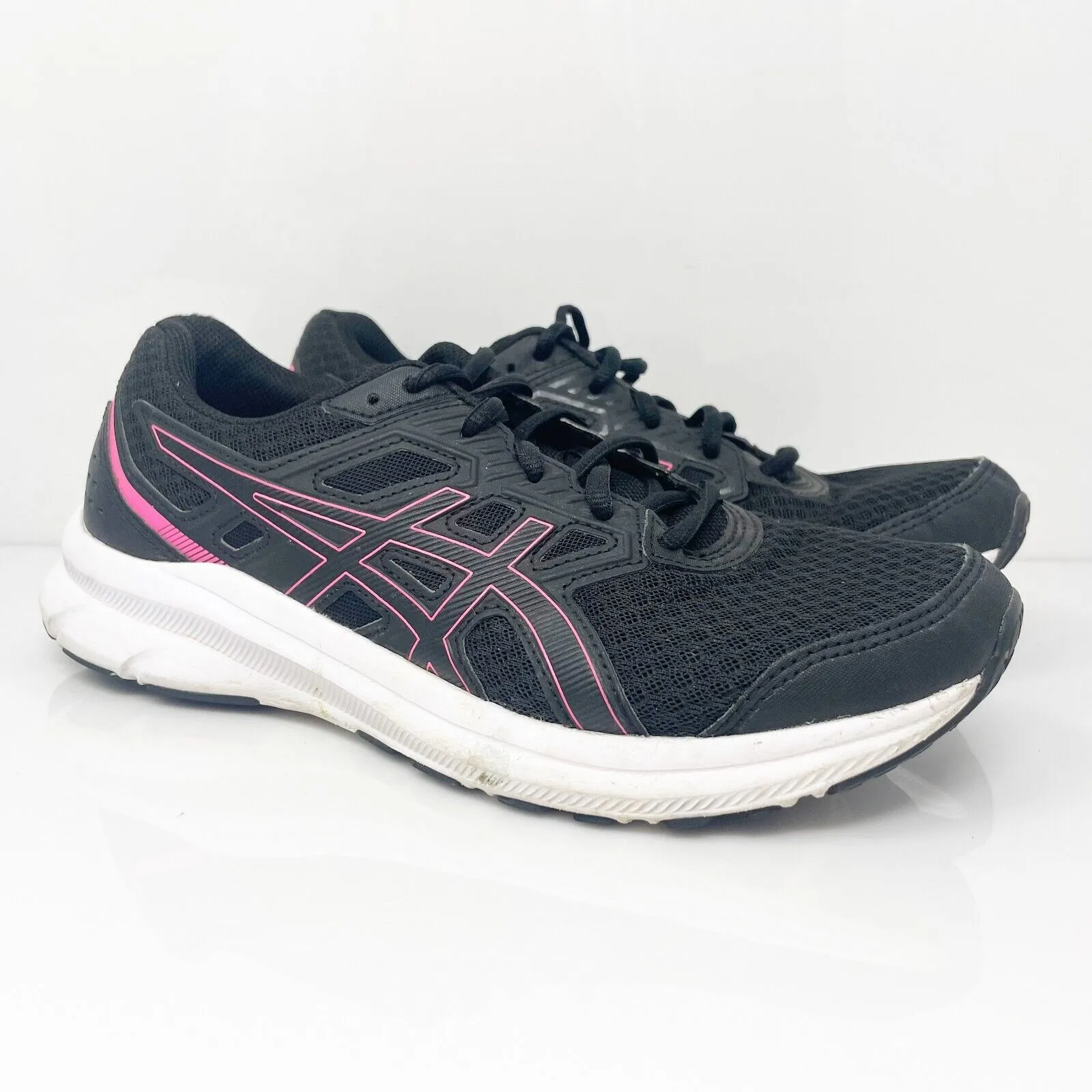 Asics Womens Jolt 3 1012A908 Black Running Shoes Sneakers Size 8.5