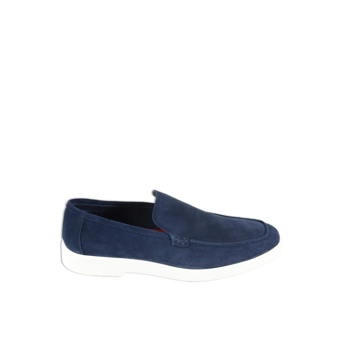 AZOR LA MODE Savona Mens Suede Leather Loafers ZM3903 Navy