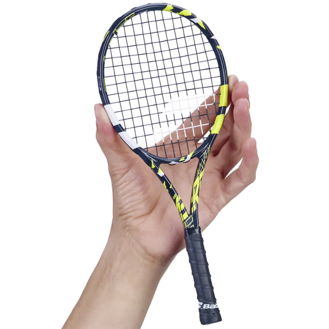 Babolat Mini Racket Pure Aero Tennis Racquet [Grey/Yellow/Black]