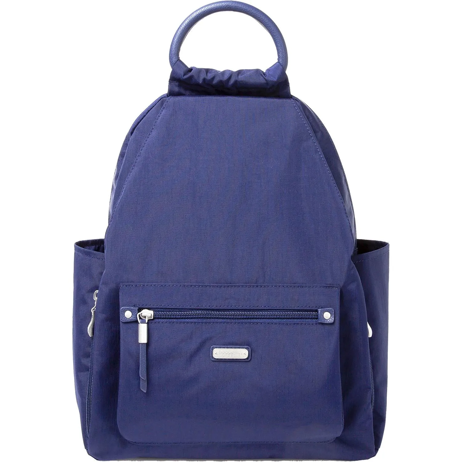 Baggallini All Day Backpack With RFID Phone Wristlet Navy Nylon