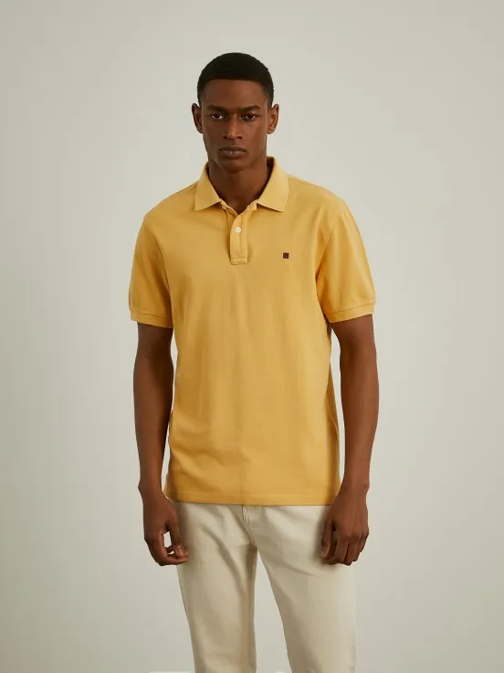 Basic regular fit polo shirt