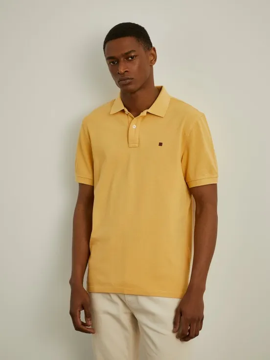 Basic regular fit polo shirt