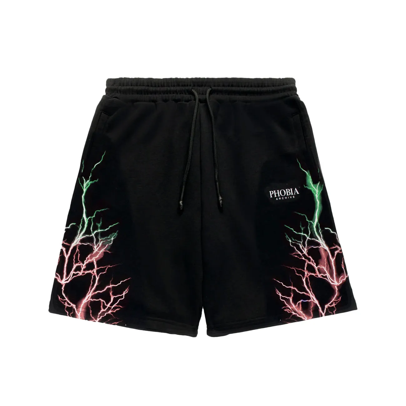 BERMUDA RED AND GREEN LIGHTNING Uomo Nero