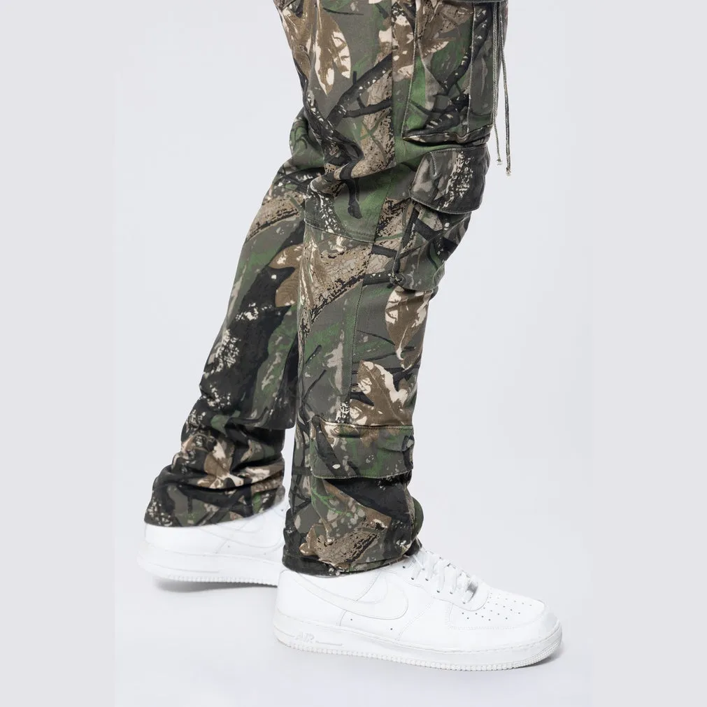 Big and Tall - Multi Cargo Pocket Pants - Tree Camo