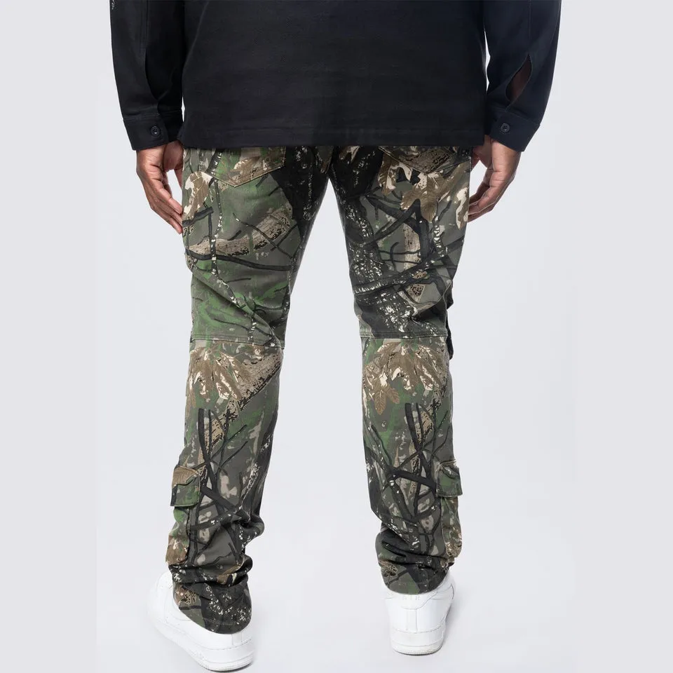 Big and Tall - Multi Cargo Pocket Pants - Tree Camo