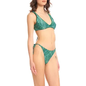 BIKINI CORPETTO Donna Green Leaves