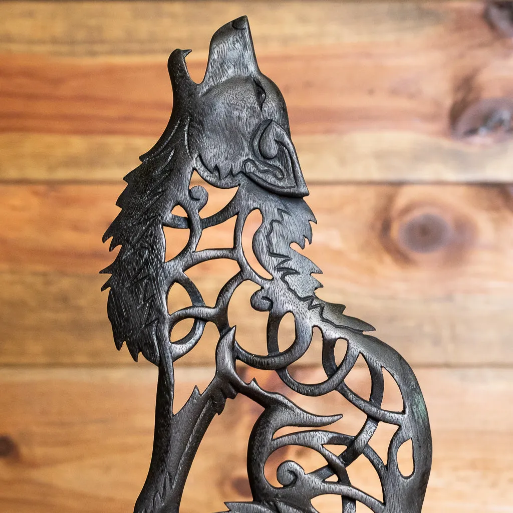 Black Fenrir Wall Hanging