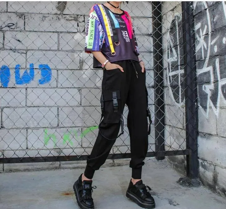 BlackStraps High Waist Cargo Pants