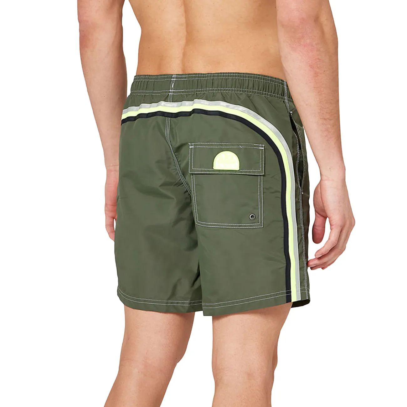 BOXER MARE ARCOBALENO Uomo Darkar green