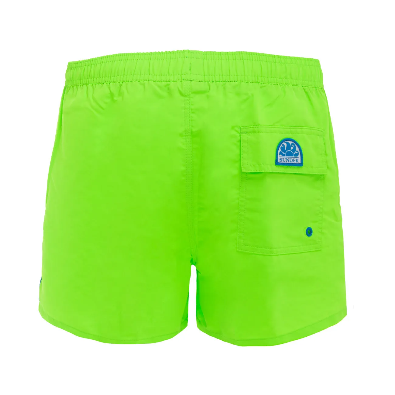 BOXER MARE PIPING SUNDEK Uomo Fluo Green