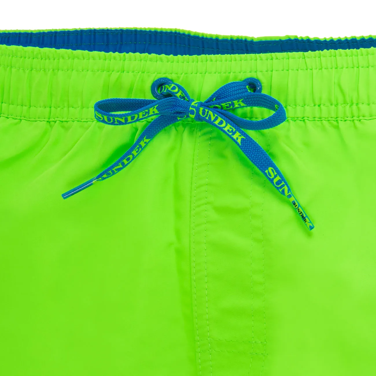 BOXER MARE PIPING SUNDEK Uomo Fluo Green