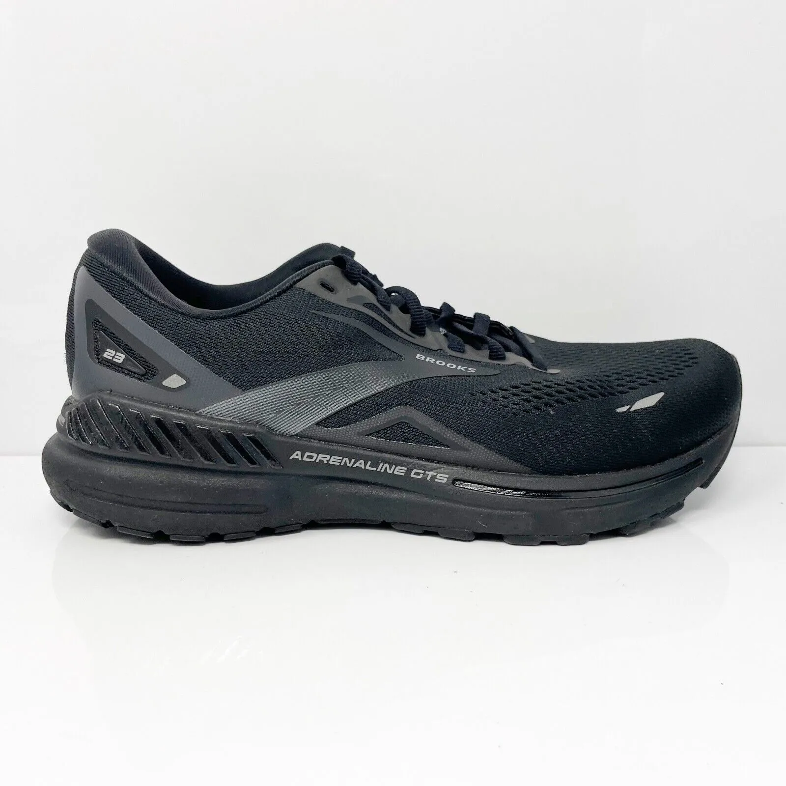 Brooks Mens Adrenaline GTS 23 1103914E020 Black Running Shoes Sneakers 8.5 4E