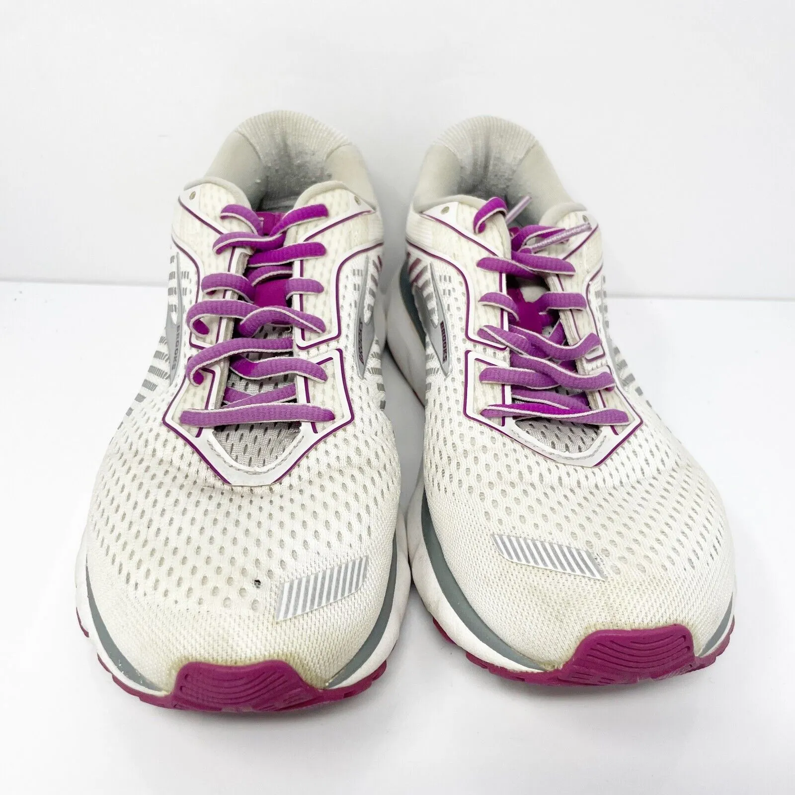 Brooks Womens Ghost 12 1203051D186 Gray Running Shoes Sneakers Size 8.5 D