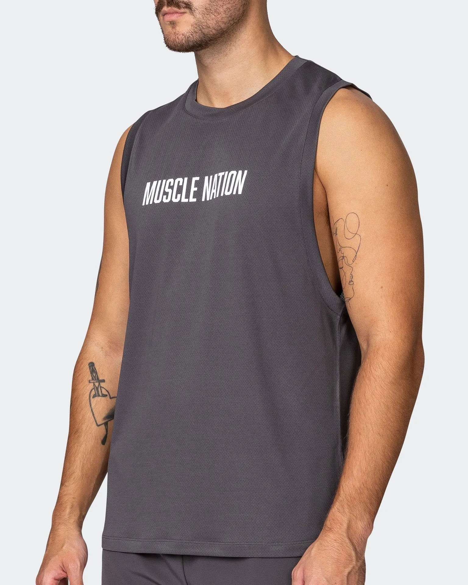 Burly Training Tank - Alloy