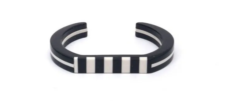 Candice Pool Neistat, Ventura Black Striped Bracelet