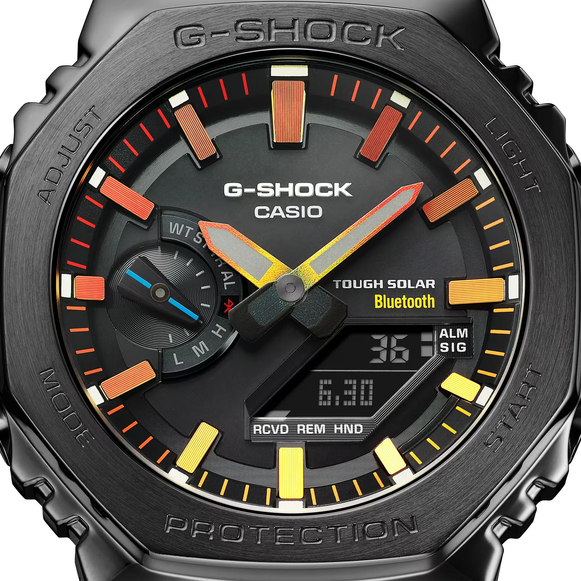 Casio G-Shock Polychromatic Rainbow Black Solar Bluetooth 2100 CasiOak GMB2100BPC-1A