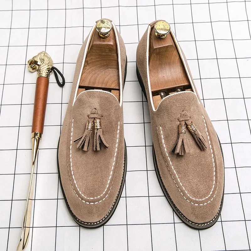 Cesare Ligario Leather Tassel Loafers