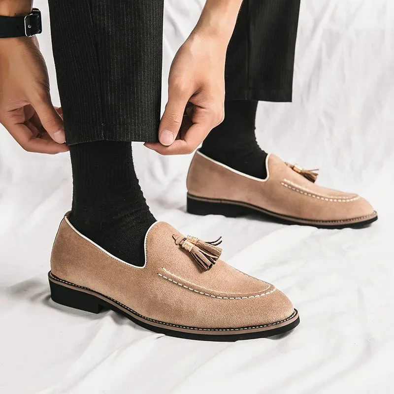 Cesare Ligario Leather Tassel Loafers