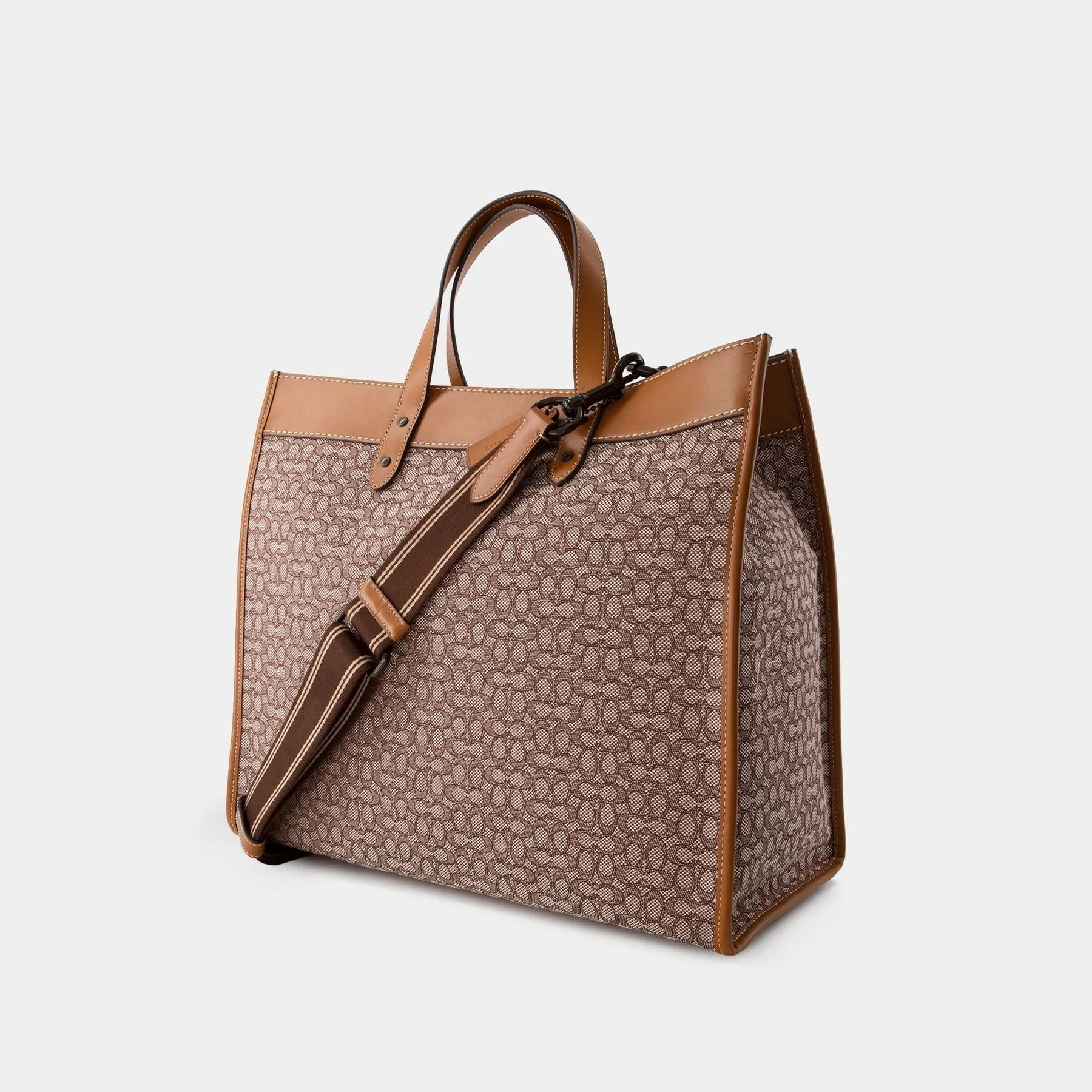 Coach  Field 40 Tote Bag - Coach - Leather - Cocoa