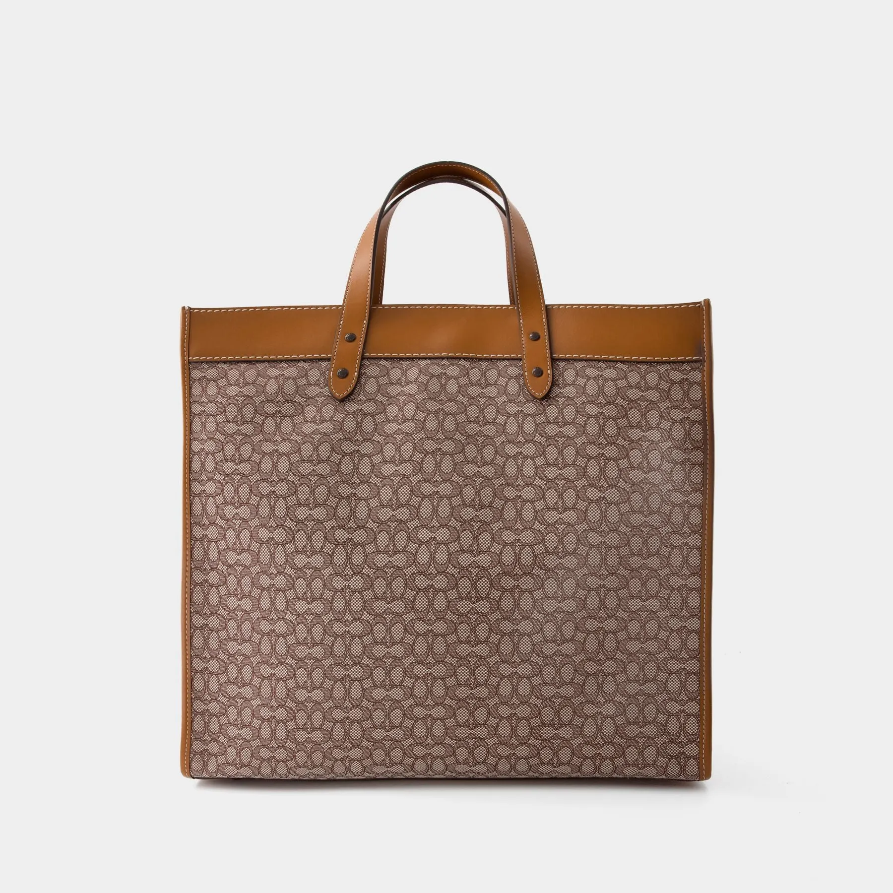 Coach  Field 40 Tote Bag - Coach - Leather - Cocoa