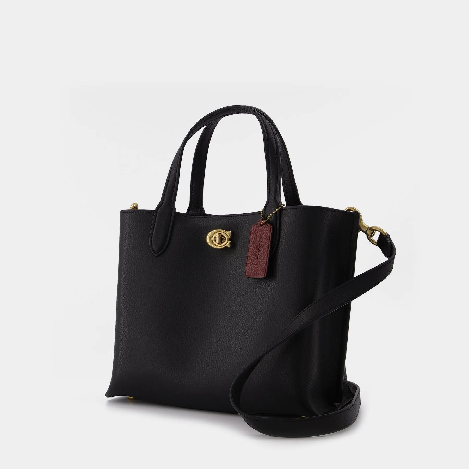 Coach  Willow 24 Tote Bag - Coach - Black - Leather