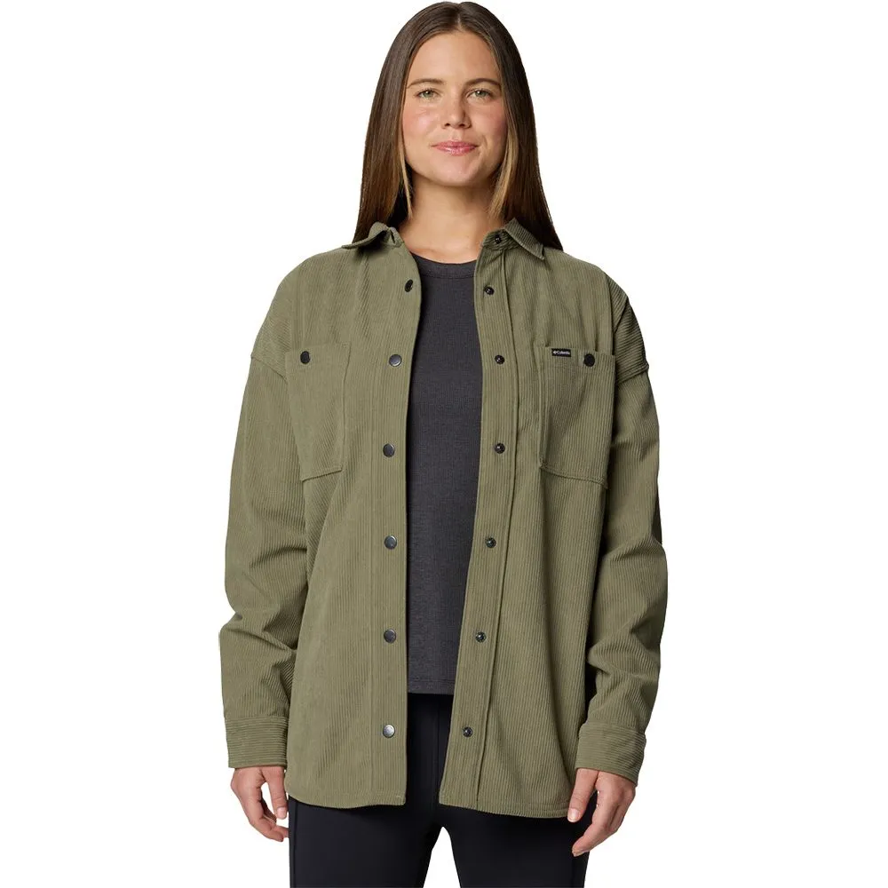 Columbia - Blue Point Creek\u2122 Corduroy Shirt Women stone green