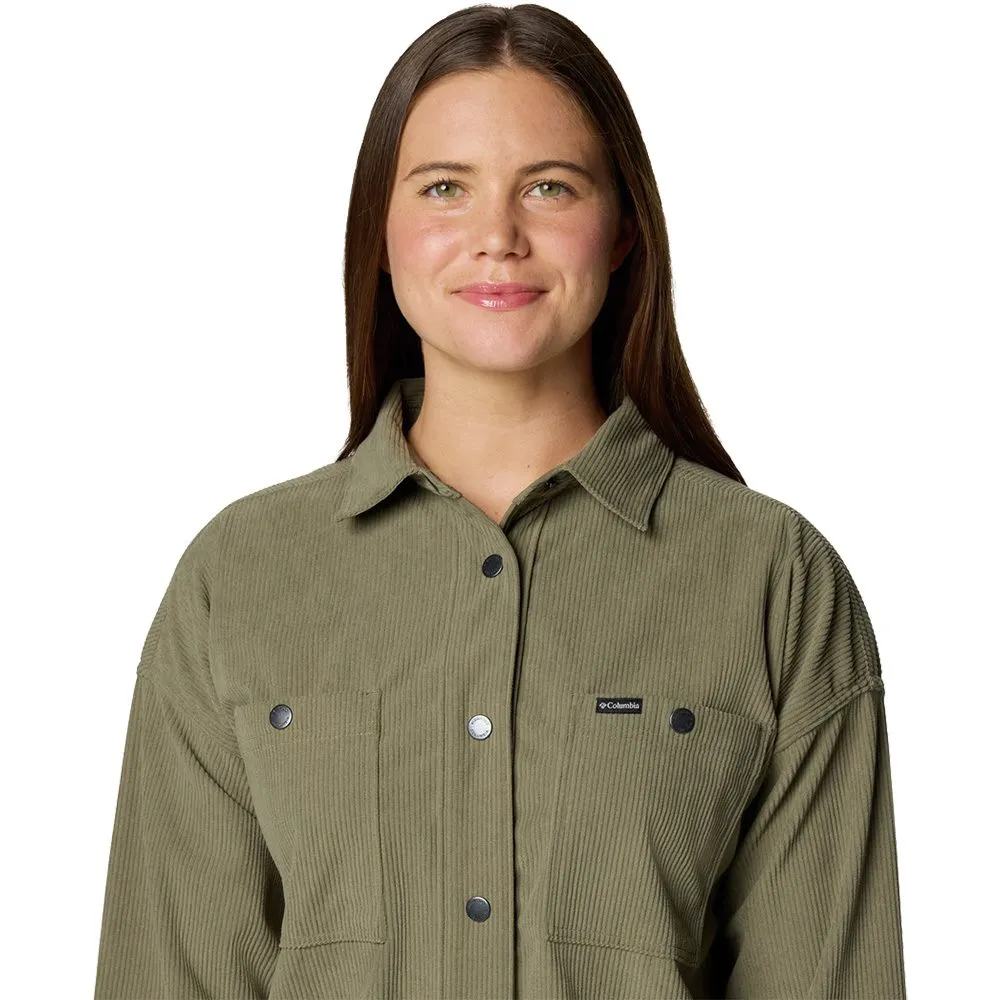 Columbia - Blue Point Creek\u2122 Corduroy Shirt Women stone green