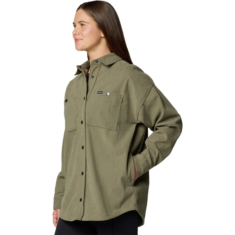 Columbia - Blue Point Creek\u2122 Corduroy Shirt Women stone green