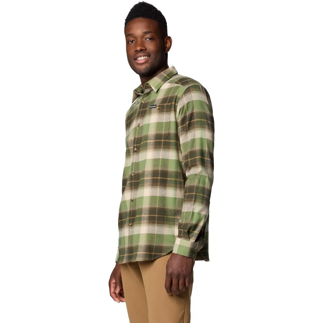 Columbia - Cornell Woods\u2122 Flannel Longsleeve Shirt Men stone green classic multi tarta