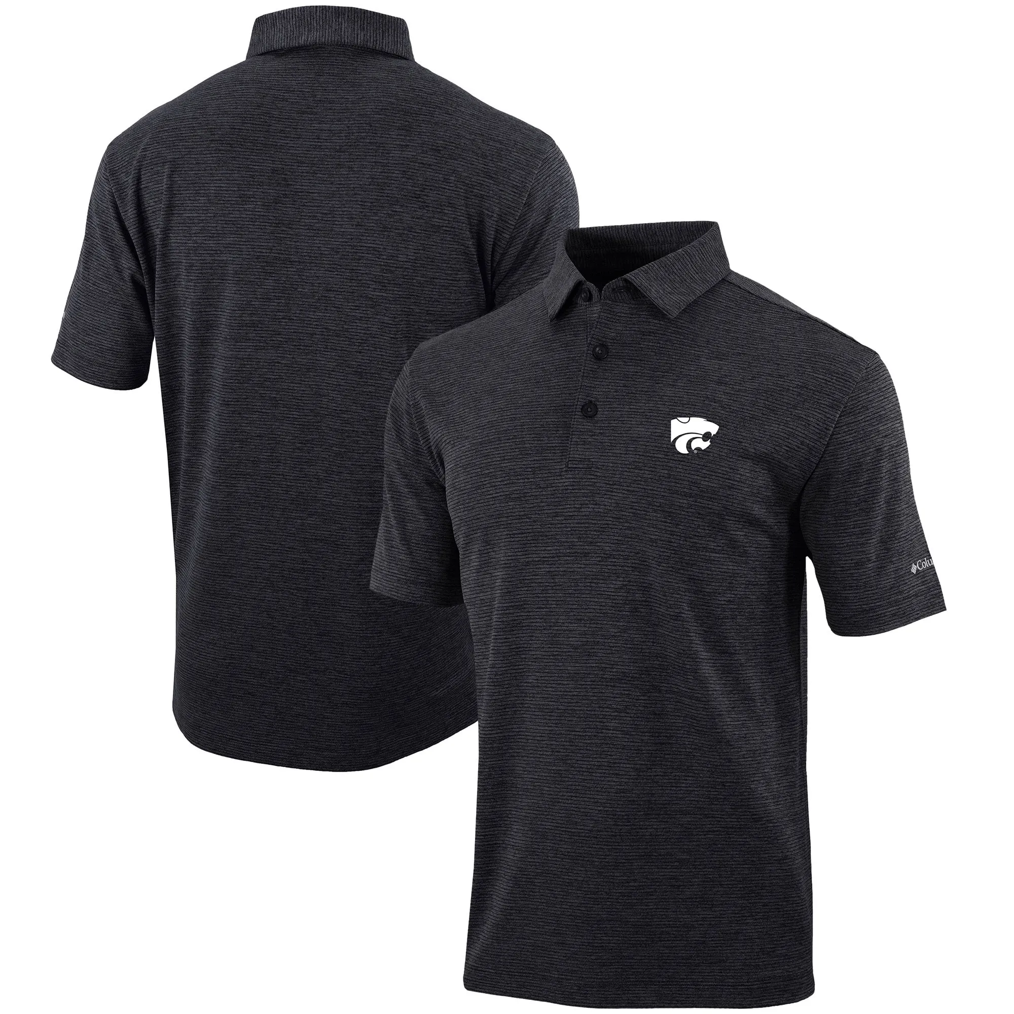 Columbia Kansas State Wildcats Black Omni-Wick Set II Polo