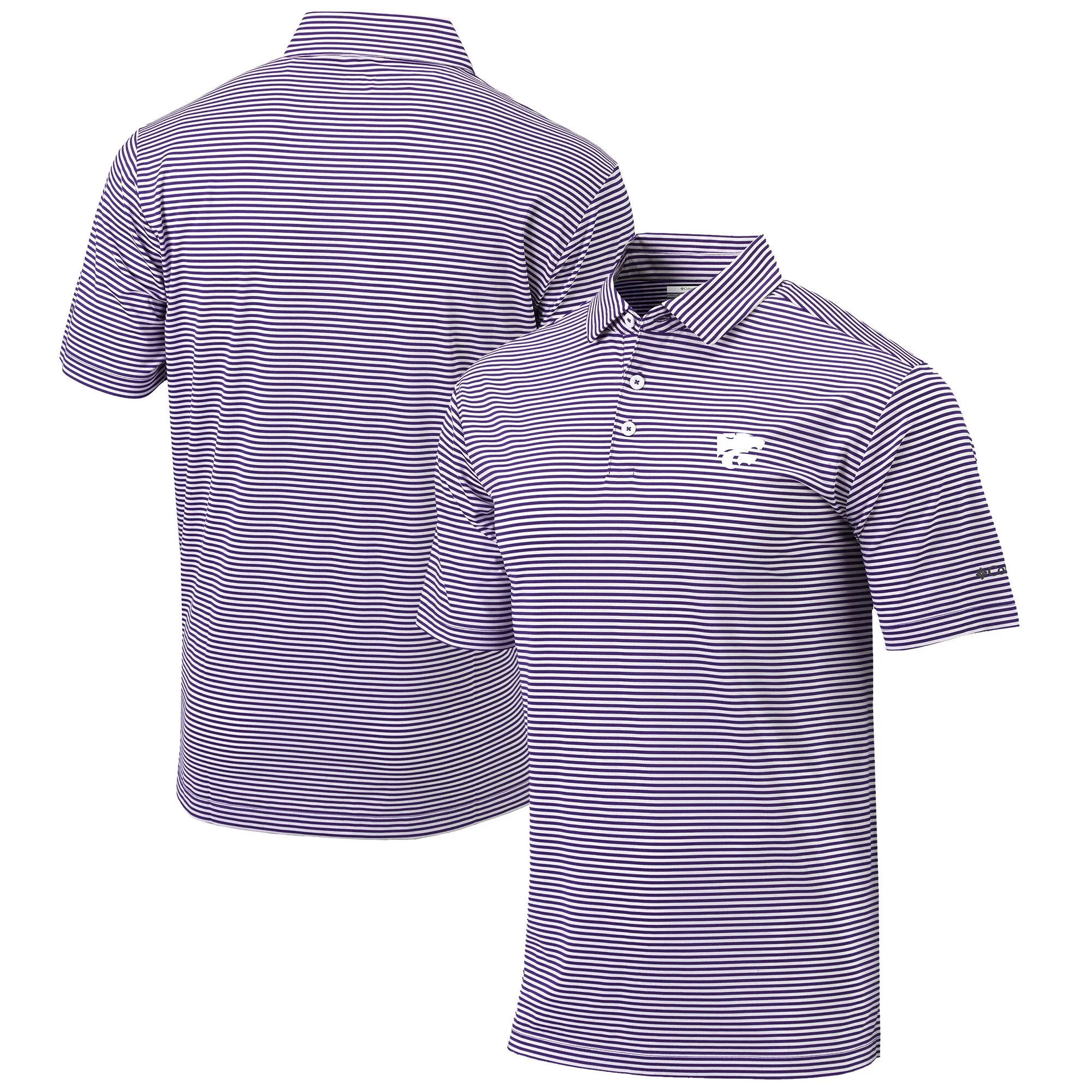 Columbia Kansas State Wildcats Purple Omni-Wick Club Invite Polo