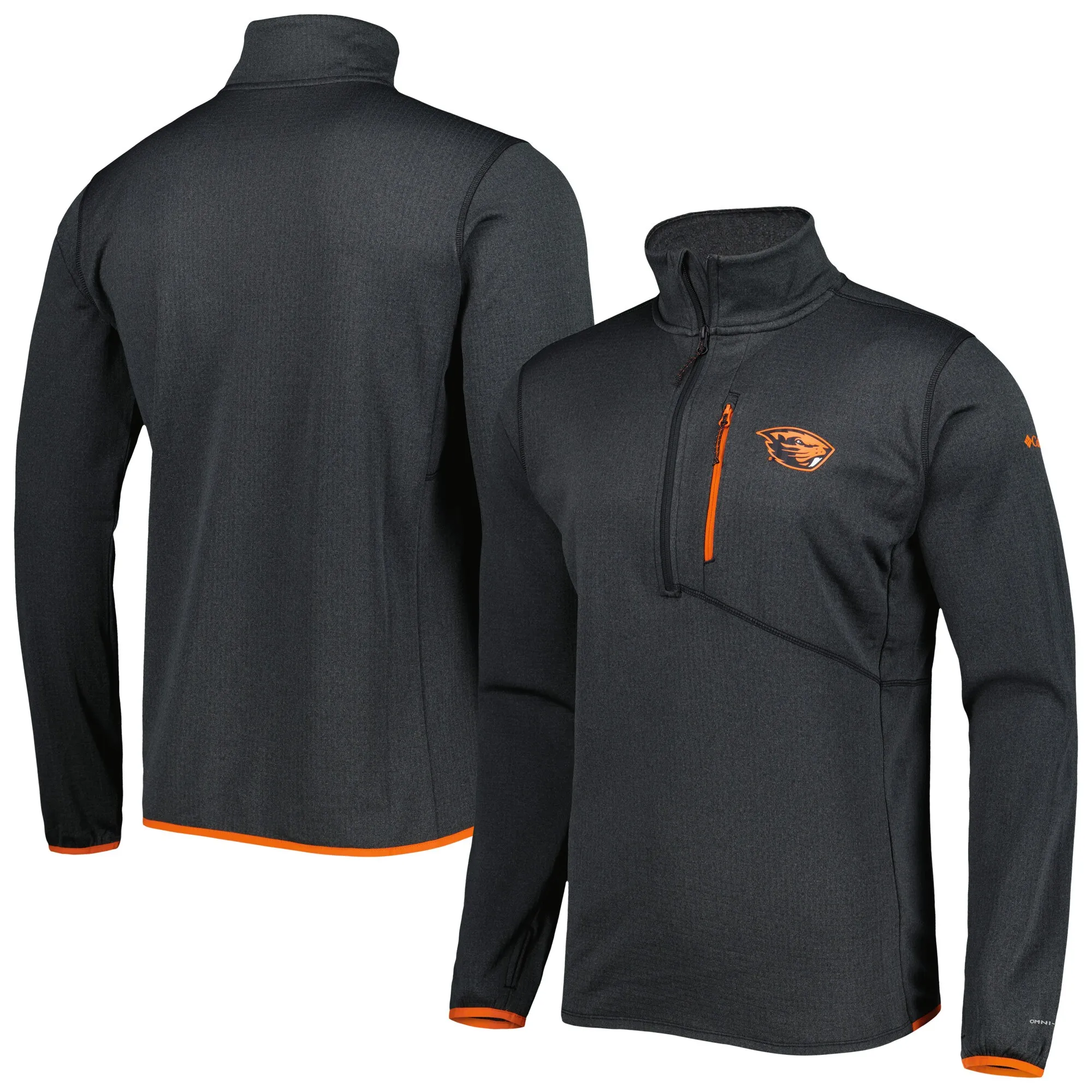 Columbia Oregon State Beavers Black Park View Omni-Wick Half-Zip Top