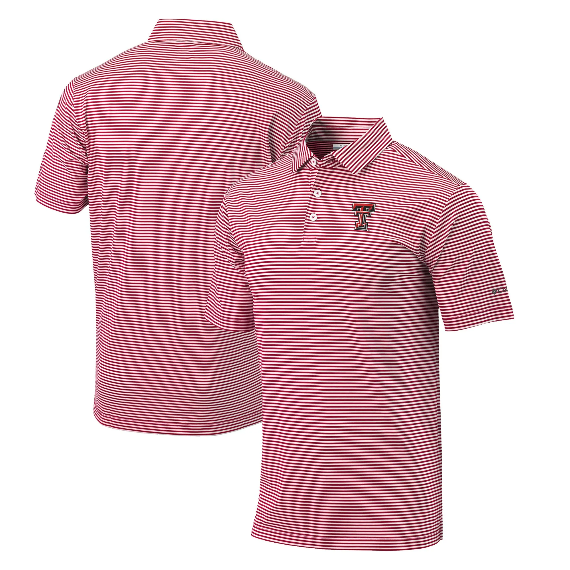 Columbia Texas Tech Red Raiders Red Omni-Wick Club Invite Polo