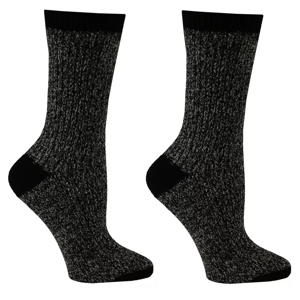 COLUMBIA  WOMENS SUPER SOFT CREW SOCKS 2 PAIRS