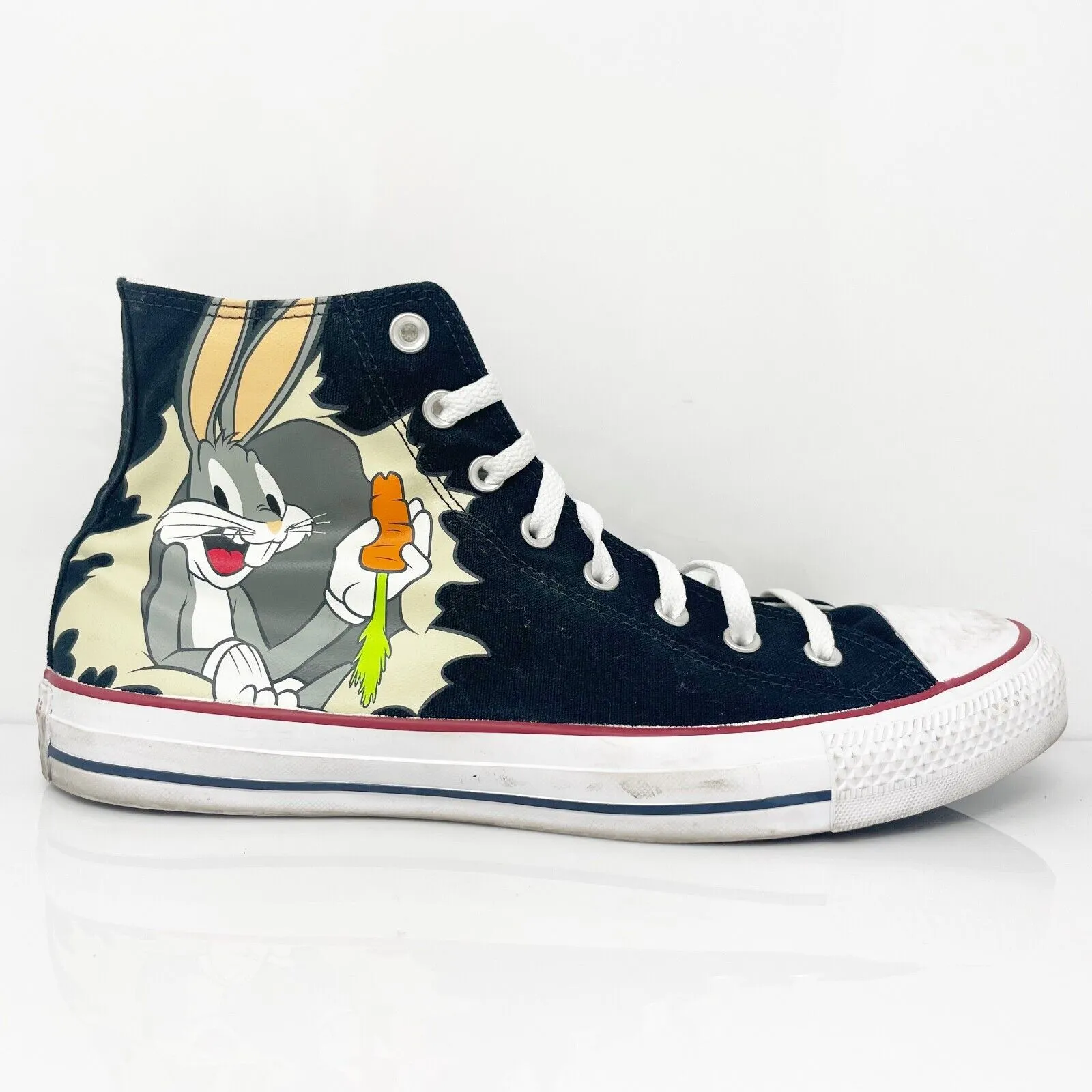 Converse Unisex Looney Tunes X 169225F Black Casual Sneakers Size M 12 W 14