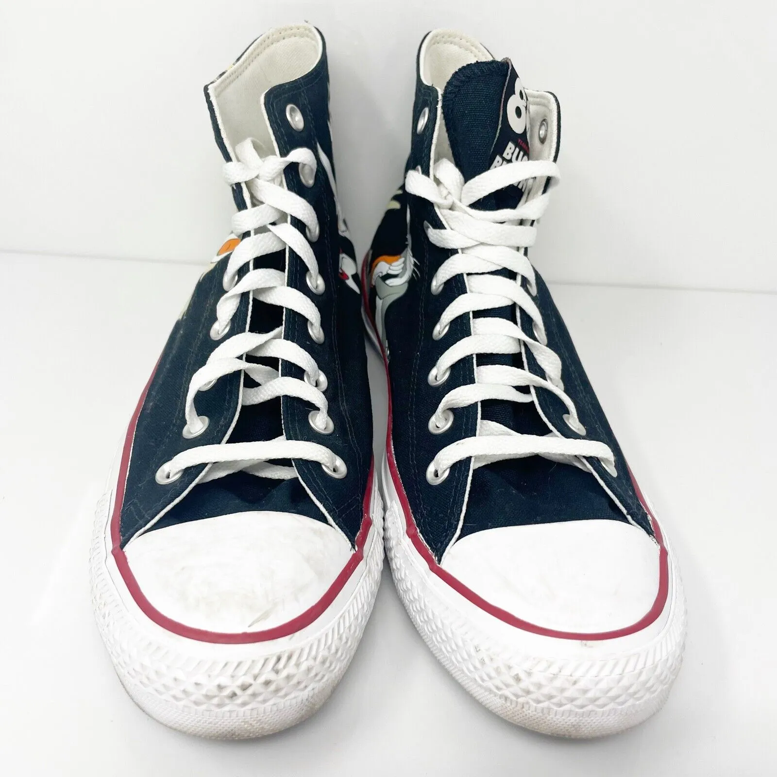 Converse Unisex Looney Tunes X 169225F Black Casual Sneakers Size M 12 W 14