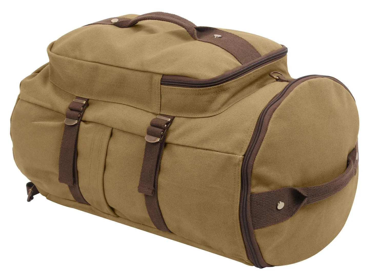 Convertible Canvas Duffle / Backpack - 19 Inches